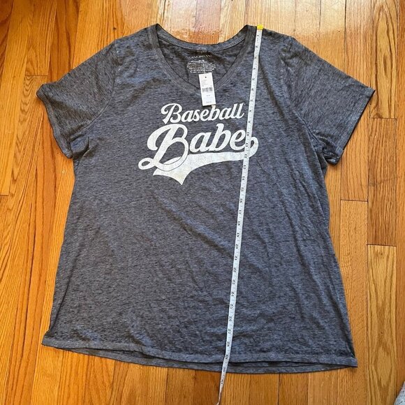 Lane Bryant Baseball Babe Graphic Tee (2xl) - Picture 5 of 9